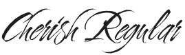 Cherish Font Preview