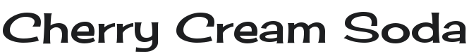 Cherry Cream Soda Font Preview
