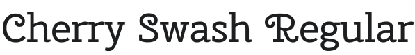 Cherry Swash Font Preview