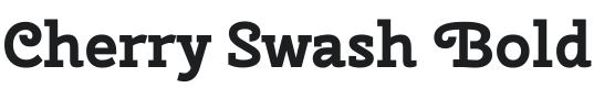 Cherry Swash Bold Font Preview