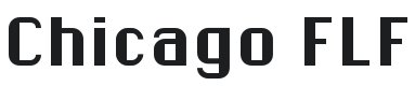 Chicago FLF Font Preview