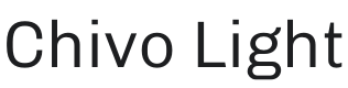 Chivo Light Font Preview