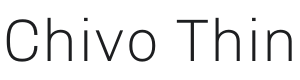 Chivo Thin Font Preview