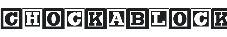 Chock A Block NF Font Preview