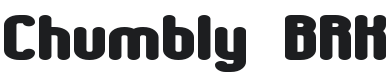 Chumbly Font Preview