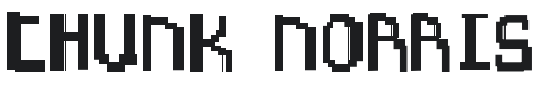 Chunk Norris Font Preview