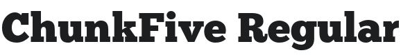 ChunkFive Font Preview