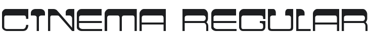 Cinema Font Preview