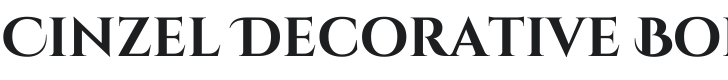 Cinzel Decorative Bold Font Preview