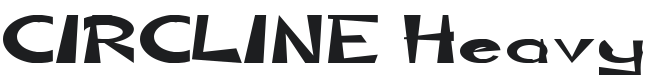 CIRCLINE Heavy Font Preview