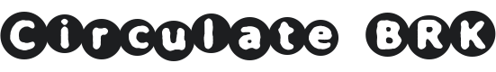 Circulate Font Preview