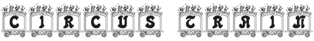 Circus Train Font Preview
