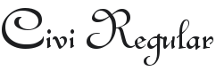 Civi Font Preview