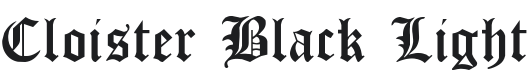 Cloister Black Font Preview