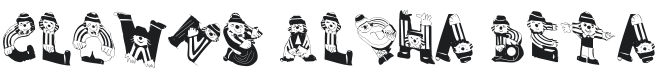 Clowns Alpha Beta Font Preview