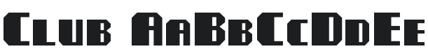 ClubMF Font Preview