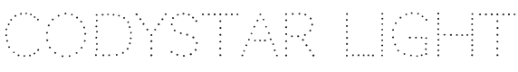 Codystar Light Font Preview