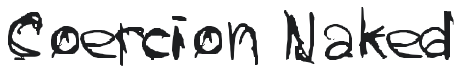 Coercion Naked Font Preview