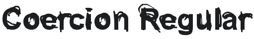 Coercion Font Preview