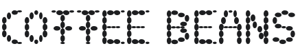 Coffee Beans Font Preview