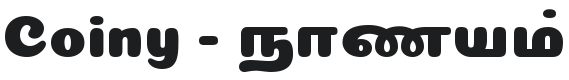 Coiny Font Preview