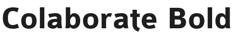 Colaborate-Bold Font Preview