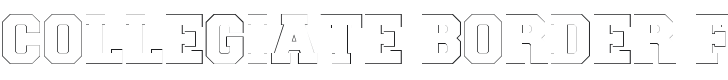 CollegiateBorderFLF Font Preview