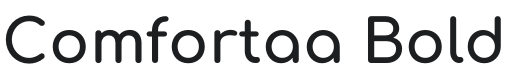 Comfortaa Bold Font Preview