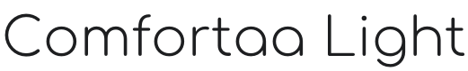 Comfortaa Light Font Preview