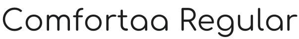 Comfortaa Font Preview