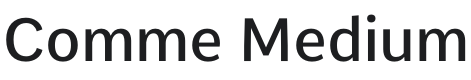 Comme Medium Font Preview