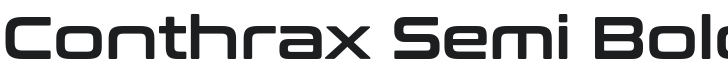 Conthrax Font Preview
