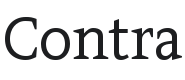 Contra Font Preview