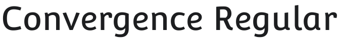 Convergence Font Preview