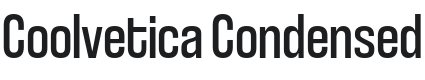 Coolvetica Cond Font Preview