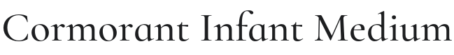 Cormorant Infant Medium Font Preview