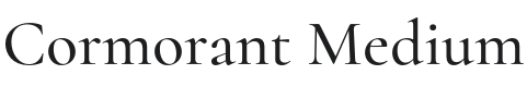 Cormorant Medium Font Preview