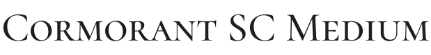 Cormorant SC Medium Font Preview