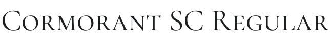 Cormorant SC Font Preview