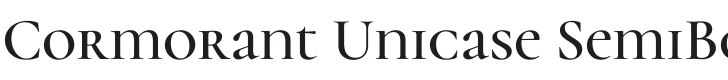 Cormorant Unicase SemiBold Font Preview
