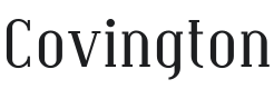 Covington Font Preview