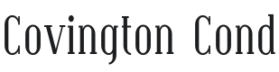 Covington Cond Font Preview