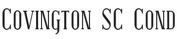 Covington SC Cond Font Preview