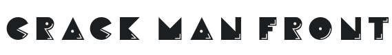 Crack Man Front-Regular Font Preview