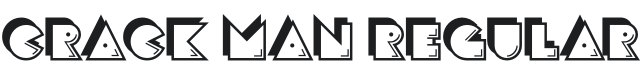 Crack Man-Regular Font Preview
