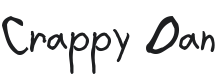 Crappy Dan Font Preview