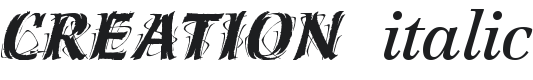 Creation Font Preview
