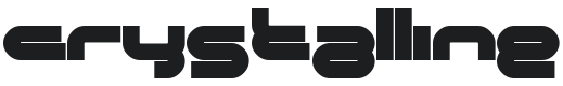 Crystalline Font Preview