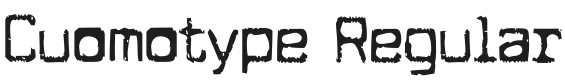 Cuomotype Font Preview