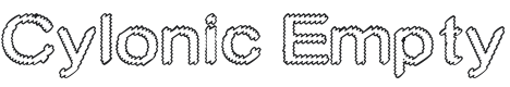Cylonic Empty Font Preview